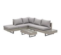 Outsunny - salon de jardin - Résine - 236x196x59cm - Gris