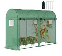 Outsunny - Serre de jardin - Acier - 300x100x200cm - Vert