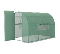 Outsunny - Serre de Jardin - Acier galvanisé - 300x200x200cm - Vert