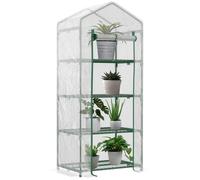 Outsunny - Serre de jardin - Acier galvanisé - 70x50x160cm - Blanc