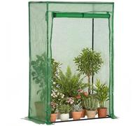 Outsunny Serre de Jardin Bâche Renforcée PE 100 x 50 x 150 cm Vert