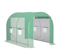 Outsunny - Serre de jardin - Métal - 300x200x210cm - Vert