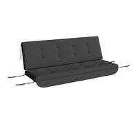 Outsunny Set de coussins pour balançoire hollywoodienne 170 cm Coussin de chaise Coussin de balançoire Coussin d'assise Balançoire de jardin Coussin de dos Coussin latéral Gris foncé