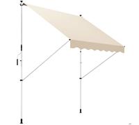 Outsunny - store banne - Aluminium - 300x150x280cm - Beige