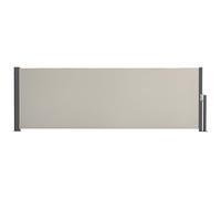 Outsunny Store Latéral Brise-Vue Paravent Rétractable 3L x 1H m Gris