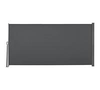 Outsunny Store latéral Brise-Vue Paravent Rétractable dim. 3L x 1,6H m Gris