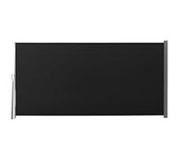 Outsunny Store latéral Brise-Vue Paravent Rétractable dim. 3L x 1,6H m Noir