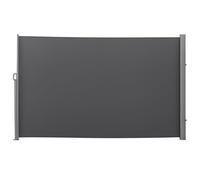 Outsunny Store latéral Brise-Vue paravent rétractable dim. 3L x 1,8H m métal Polyester imperméable Anti-UV Haute densité 180 g/m² Noir