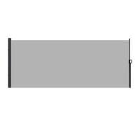 Outsunny Store latéral brise-vue paravent rétractable 4 x 1,80 m alu polyester haute densité gris
