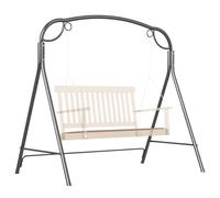 Outsunny Support de balançoire en métal Structure de balançoire robuste avec pieds en forme de A Charge 220 kg pour jardin, parc, patio, véranda, 172 x 126 x 170 cm, bronze