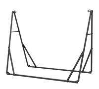 Outsunny Support de Hamac 290 cm, Cadre de Hamac en Acier Pliable, Portable et Réglable avec Sac de Transport, Noir