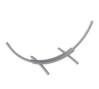 Outsunny Support de hamac en Bois de pin pour 1 Personne avec chaîne et Boucles de sécurité, Support en Bois de pin pour Jardin, terrasse, extérieur et intérieur, Gris