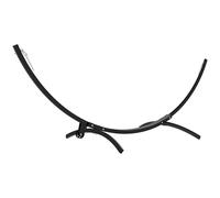Outsunny Support de hamac en métal avec roues – chaînes et crochets, 150 kg, 337×118×118 cm, Noir