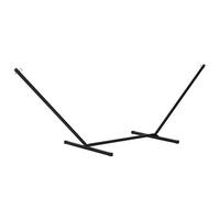 Outsunny Support pied de hamac Structure robuste métal époxy 3,60 x 0,92 x 1,12 m Noir