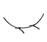 Outsunny Support pied de hamac Structure robuste métal époxy L. 360 cm pour hamacs 270–330 cm Gris