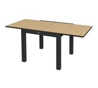 Outsunny Table de jardin Table d'extérieur, résistante aux intempéries, 162 x 80 x 75 cm, Jaune