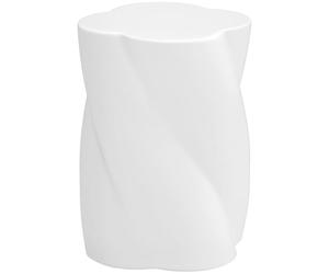 Outsunny Tabouret en céramique en forme de spirale - Charge maximale : 120 kg - Diamètre : 33 x 45 cm - Résistant aux intempéries - Avec couvercle - Pour extérieur, camping, jardin, terrasse, balcon -