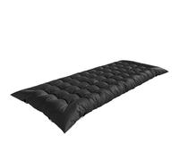 Outsunny Tapis de camping pliable portable avec sangles antidérapant pour lit de camp tente voyages noir