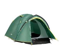 Outsunny Tente de Camping 2-3 Personnes dôme étanche légère 2 Portes Vert