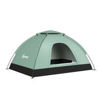 Outsunny Tente de camping Polyester 206 x 185 x 120 cm Vert