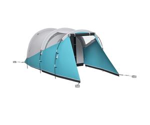 Outsunny Tente de Camping Familiale 3 Personnes 4,6 x 2,6 x 1,9 m Bleu
