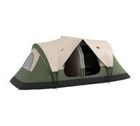 Outsunny Tente de Camping familiale 6-8 pers. Double Toit légère ventilée Facile à Monter - moustiquaire et Sac de tranport Inclus - Fibre Verre Polyester Vert foncé
