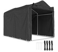 Outsunny Tente de Jardin étanche 2,2 x 1,6 m pour vélo, Noir