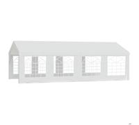 Outsunny - Tente de réception - PE, Acier galvanisé - 800x400x280m - Blanc
