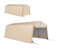 Carport - Outsunny - acier galvanisé robuste PE haute densité 150 g/m² imperméable anti-UV - 618x330x240cm - kaki