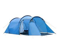 Outsunny Tente pour 3 personnes 2 pièces avec espace de vie, tente de camping avec aérations, abri résistant aux intempéries, abri de pêche, randonnée, festival, maison, bleu