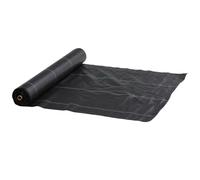 Outsunny Toile de Paillage 100 x 2 m Résistant aux Déchirures PP Noir | Géotextile de Paillage Contre les Mauvais Herbes, Conditions Climatiques Extrêmes