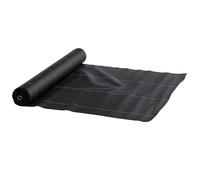 Outsunny Toile de Paillage 100 x 2 m Résistant aux Déchirures PP Noir | Géotextile de Paillage Contre les Mauvais Herbes, Conditions Climatiques Extrêmes