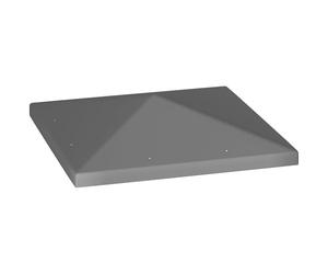 Outsunny Toile de Rechange pour pavillon Toile de tonnelle 3 x 3 m, Toit avec Trous de Drainage, Polyester Haute densité 370 g/m², Protection Solaire UPF30+, Toile Inclus Uniquement, Gris foncé