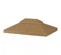 Outsunny Toile de Rechange pour Pavillon Toile de Tonnelle 4x3m Beige