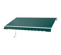 Outsunny Toile de rechange pour store rétractable 3 x 2,5 m en polyester anti-UV 50+ vert