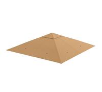 Outsunny Toile de Rechange Tonnelle Pavillon Anti-UV 3 x 3 m Beige