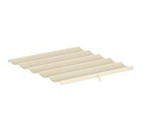 Outsunny Toile de Toit pour Pergola Rétractable 3x3 m Crème