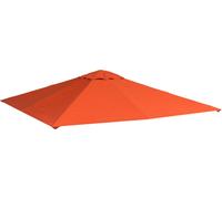 Outsunny Toit de pavillon, Toit de remplacement pour pavillon, Couverture de pavillon, Polyester étanche, Orange, 3 x 3 m