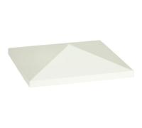 Outsunny Toit de Rechange pour pavillon 3 x 3 m, Toit de pavillon étanche, Housse de Remplacement pour pavillon de Jardin, pièces de Rechange en Tissu Oxford, 370 g/m², Gris Clair