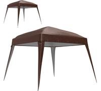 Outsunny Toit de rechange pour pavillon 3x3 m, hydrofuge stable résistant à l'hiver Toit de pavillon pour pavillon pliable Tente de fête résistante à la tempête Housse de rechange avec toit unique Bal