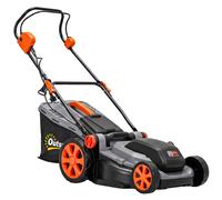 Outsunny Tondeuse Électrique Tondeuse Électrique 1800 W Mulching 40 cm Gris clair