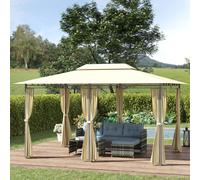 Outsunny Tonnelle Barnum Style Colonial Beige 300 x 400 x 265 cm