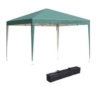 Outsunny Tonnelle de Jardin Extérieur 3x3m Tonnelle Pliante Pop up Vert