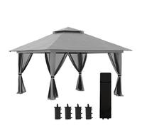 Barnum De Jardin Pop-Up Pliant Sacs De Lestage Transport Inclus Gris Gris