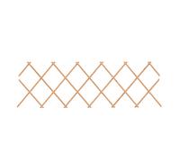 Outsunny Treillis de Jardin Extensible en Bois Support pour Plantes Grimpantes Roses et Vigne 180x60 cm Brun Clair