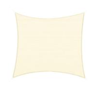 Outsunny Voile d'ombrage rectangulaire 3 x 3 m polyéthylène Haute densité Protection UV avec Sac de Rangement - Coloris crème