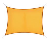Outsunny - voile d'ombrage - Plastique - 600x400x1cm - Jaune
