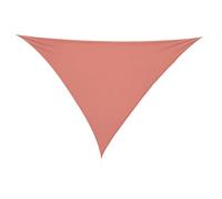 Outsunny Voile d'ombrage Triangulaire Grande Taille 4 x 4 x 4 m polyéthylène Haute densité résistant aux UV Coloris Rouge Rouille