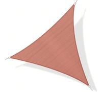 Outsunny Voile d'ombrage Triangulaire Grande Taille 4 x 4 x 4 m polyéthylène Haute densité résistant aux UV crème Description:Ce superbe voile d'ombrage triangulaire grande taille 4 x 4 x 4 m crème es