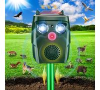 outsweat Répulsif Chat Exterieur, Répulsif Chat Ultrason Solaire, Ultrason Anti Chats, Charge de Solaire USB, Répulsif Animaux pour Jardin Chats, Oiseaux, Renard, Souris et Rat, Pigeon, Lapin